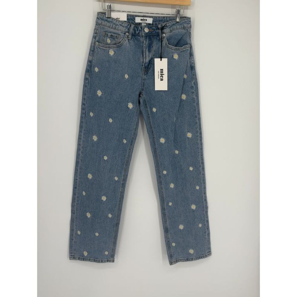 Mica Straight Leg Daisy Design Jeans